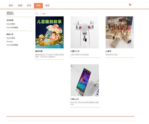 計算機畢業設計基于b2c網上拍賣系統 商城電商購物